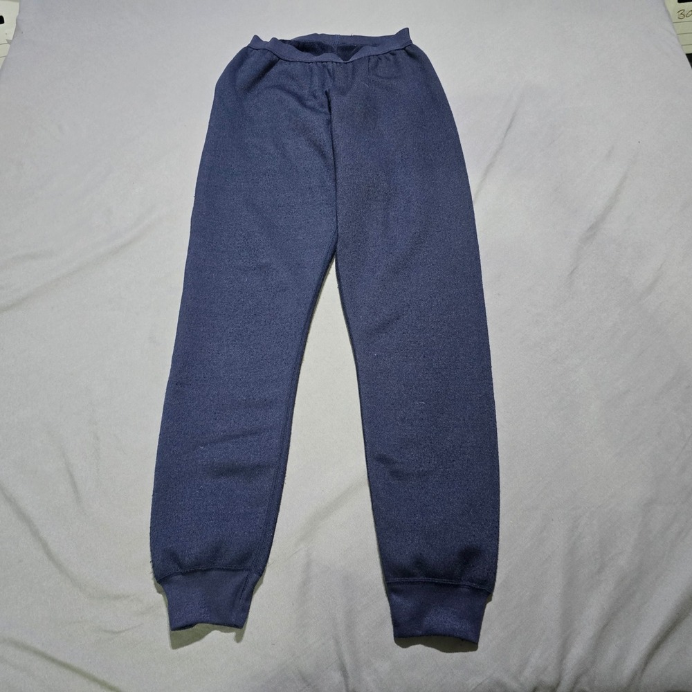 Patagonia Capilene Pants Men Small Navy Blue Vintage USA Fleece Base Layer